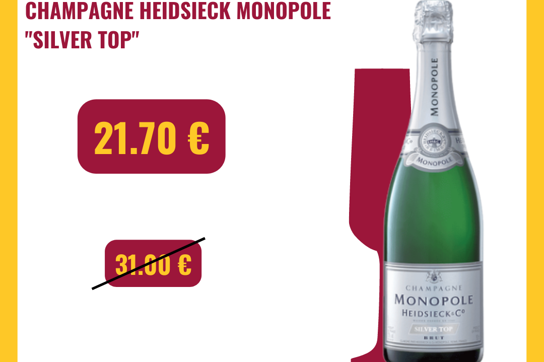 NICOLAS - Val d'Yerres Val de Seine : Champagne HEIDSIECK -30%