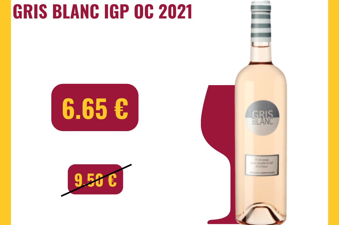 NICOLAS - Rosé GRIS BLANC -30%